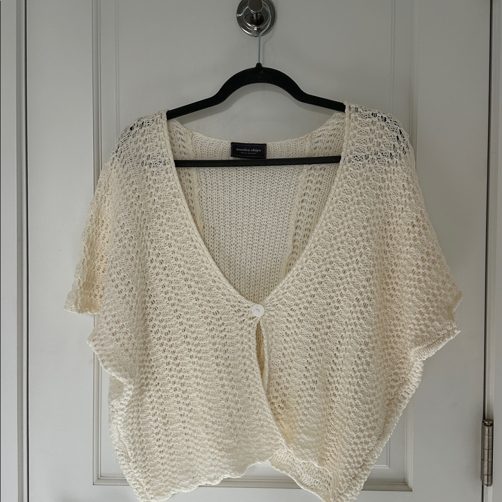 Wooden Ships 1 Button Cardigan